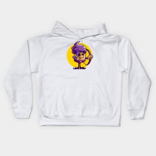 cupcake archery Kids Hoodie